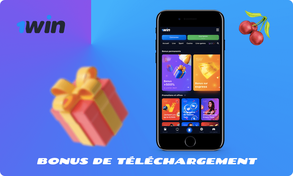 Instructions Comment réclamer Bonus de téléchargement de l'application mobile