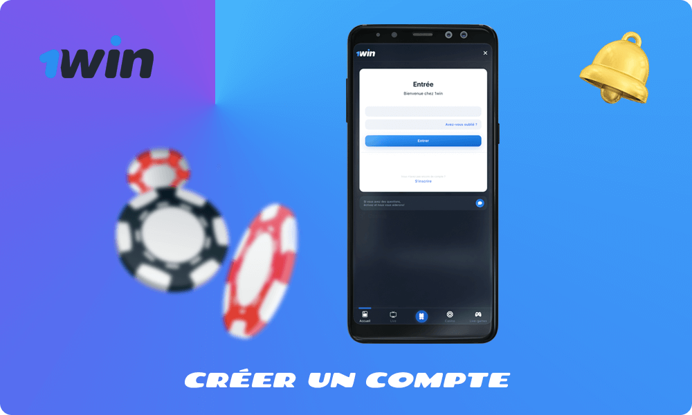 Manuel comment Créer un compte 1win via l'application mobile