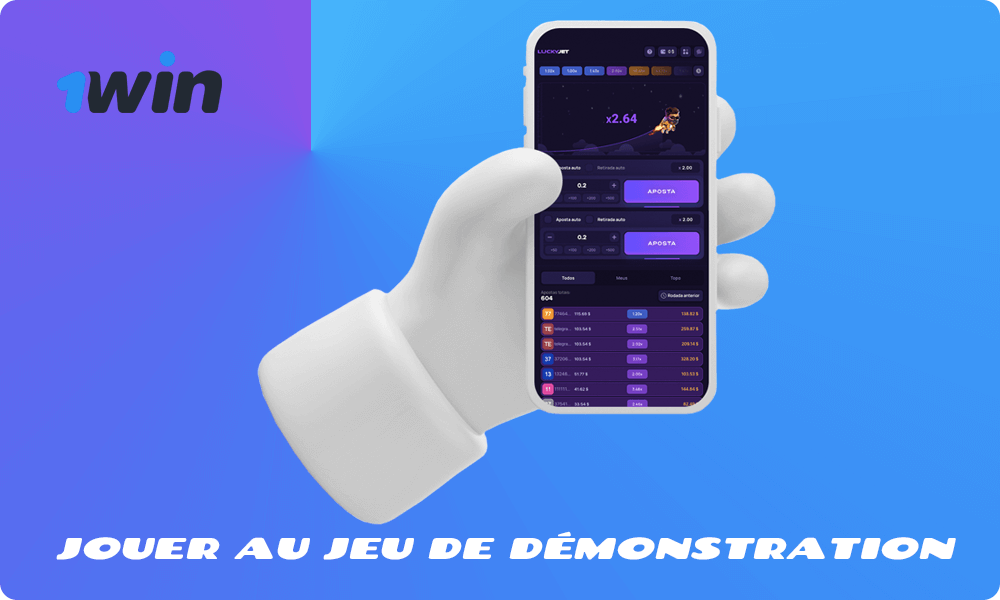 Instructions pour Jouer au jeu de démonstration 1win JetX sans perdre d'argent