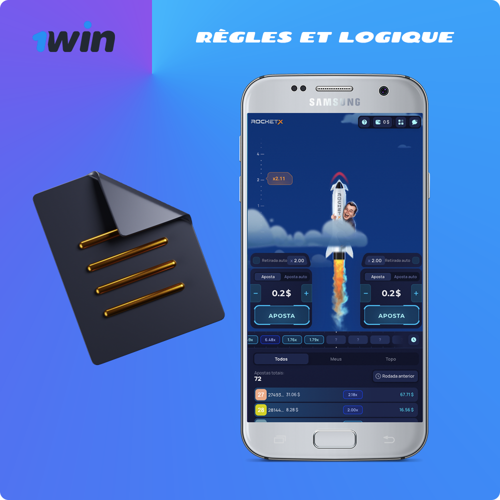 Règles et logique du jeu 1win RocketX