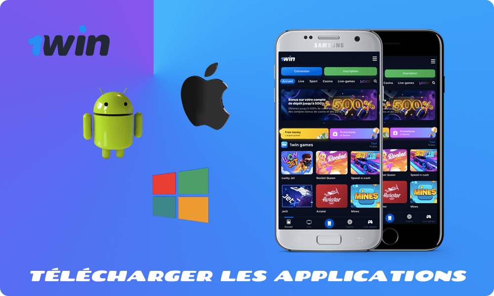 Quelques étapes simples pour Télécharger les applications 1win pour les appareils mobiles et de bureau