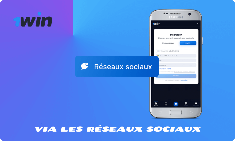 Conseils pour Inscription Via les réseaux sociaux à 1win