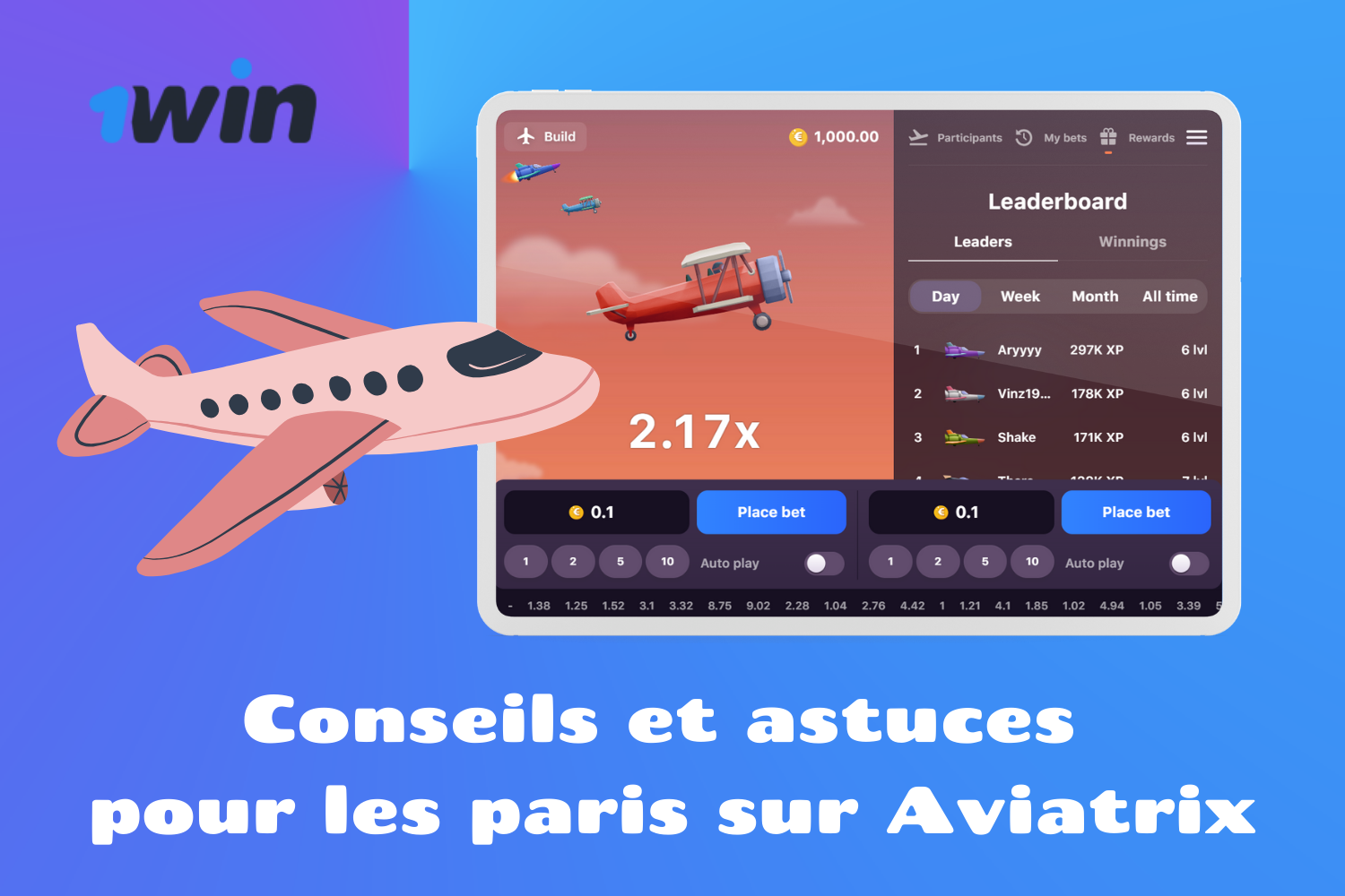 Pour gagner facilement à 1win Aviatrix, les joueurs du Burkina Faso doivent se familiariser avec les astuces et les stratégies du jeu.