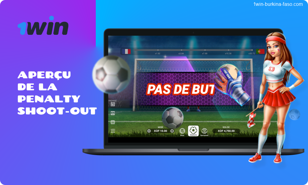 Penalty Shoot-Out - est un jeu passionnant avec un taux de gain élevé disponible pour les utilisateurs du casino 1win